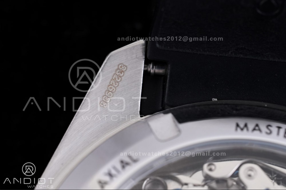 Speedmaster SS/YG N1F Best Edition Silver/YG Dial on Black Rubber Strap A3861 — photo 10