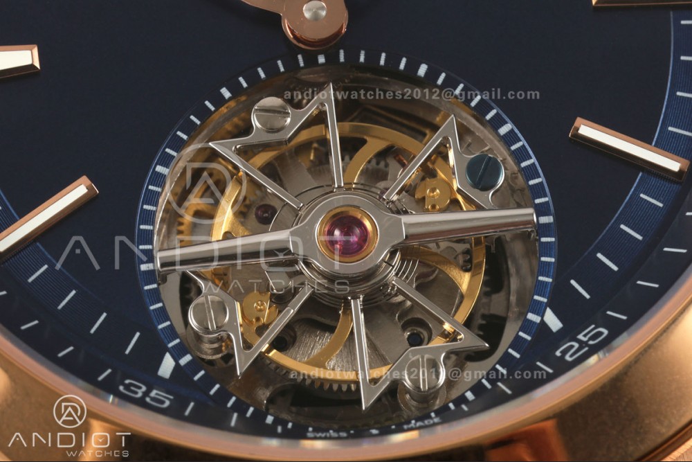 Overseas Tourbillon RG ANTF Best Edition Blue Dial on RG Bracelet — photo 5