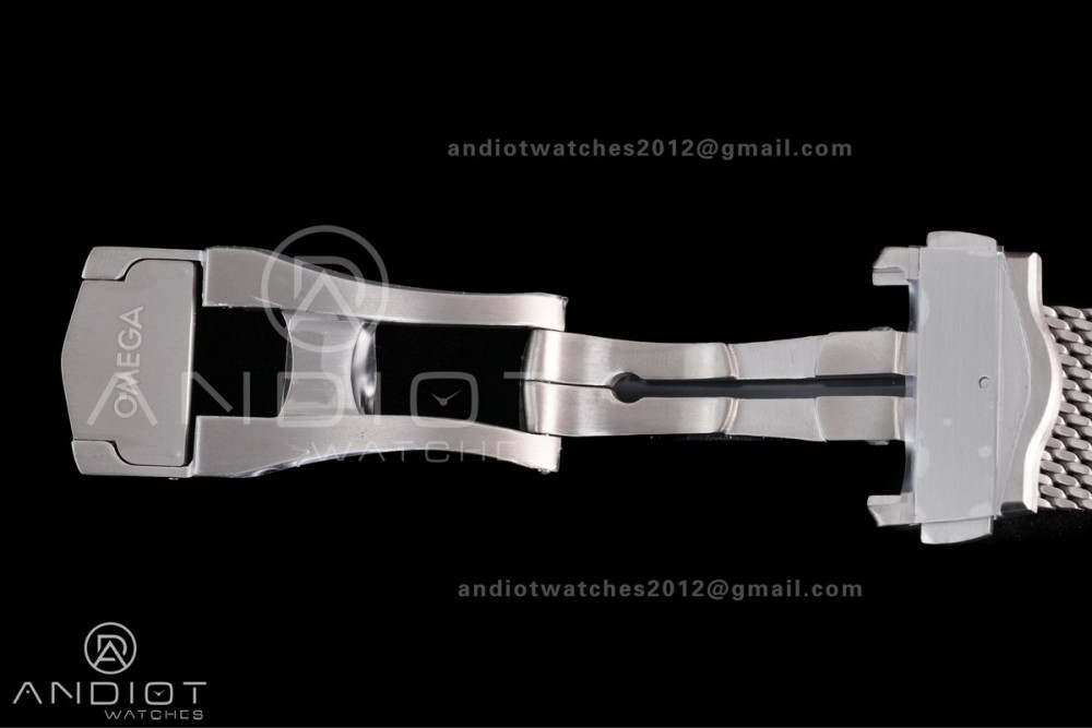 Seamaster 300 "No Time to Die" Limited Edition VSF NTTD 1:1 Best Edition on Titanium Mesh Bracelet SA8806 Super Clone V7 — photo 25