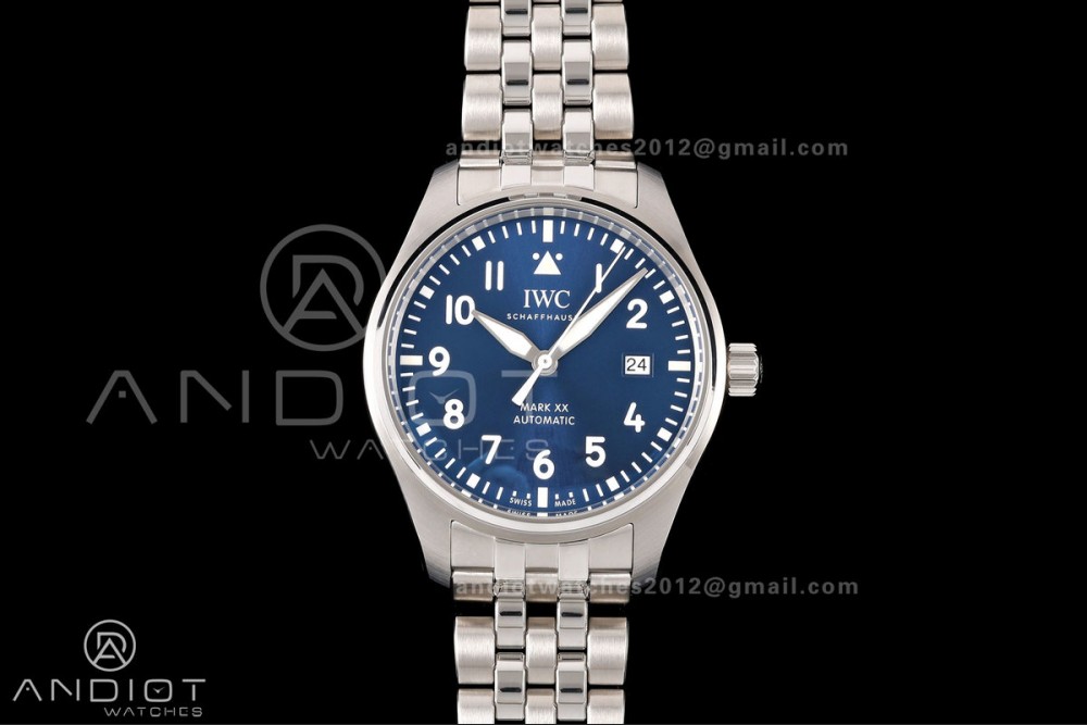 Mark XX MZF 1:1 Best Edition Blue Dial on SS Bracelet A2892 — photo 3