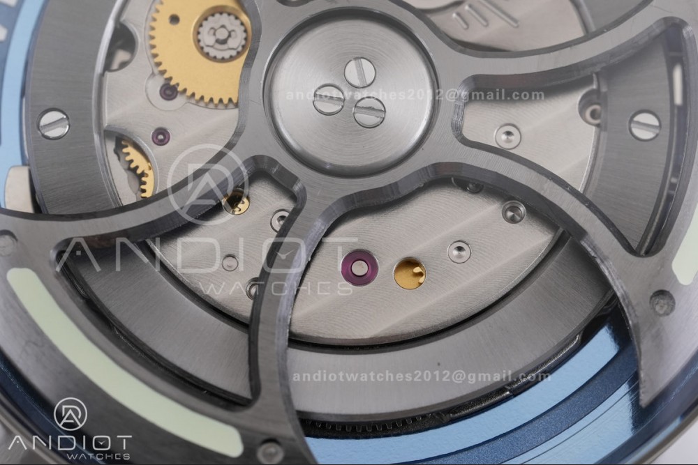 MB&F M.A.D.1.Blue SS K1F 1:1 Best Edition on Black Leather Strap Miyota 821A — photo 5