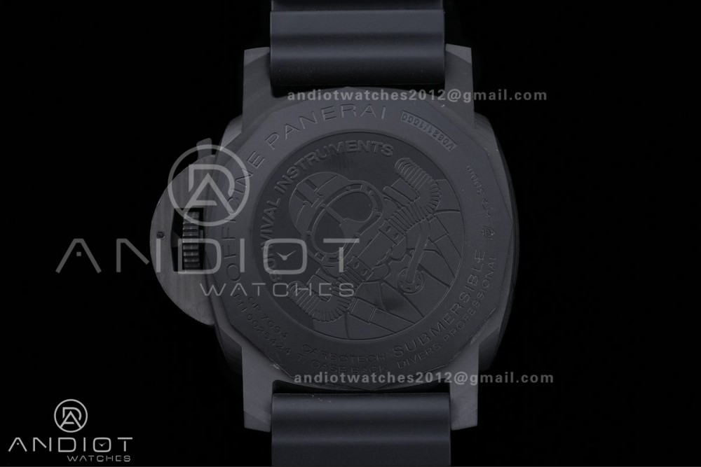 PAM 979 Carbotech VSF Best Edition Carbon Dial on Rubber Strap P.9010 Clone — photo 7