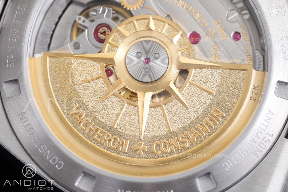 Overseas 4500V SS 8F 1:1 Best Edition Green Dial on SS Bracelet A5100 — photo 10