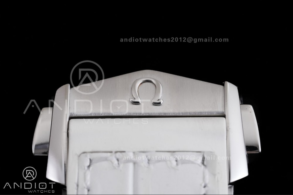 Planet Ocean 39.5mm White Ceramic Bezel SS VSF 1:1 Best Edition White Dial On White Rubber Strap Super Clone Asian 8800 — photo 21