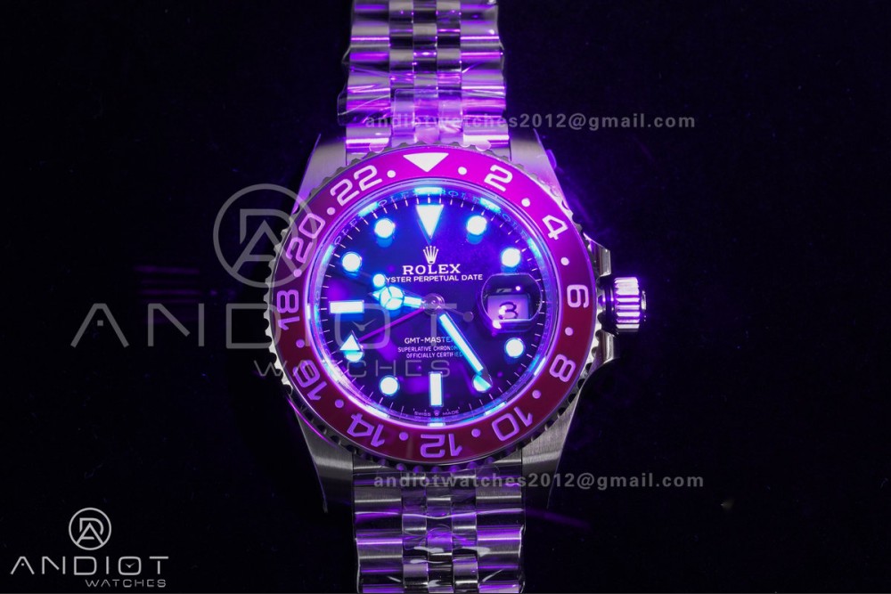GMT-Master II 126710 BLRO Blue/Red Ceramic VSF Best Edition Pepsi on Jubilee Bracelet DD3285 V3 — photo 25