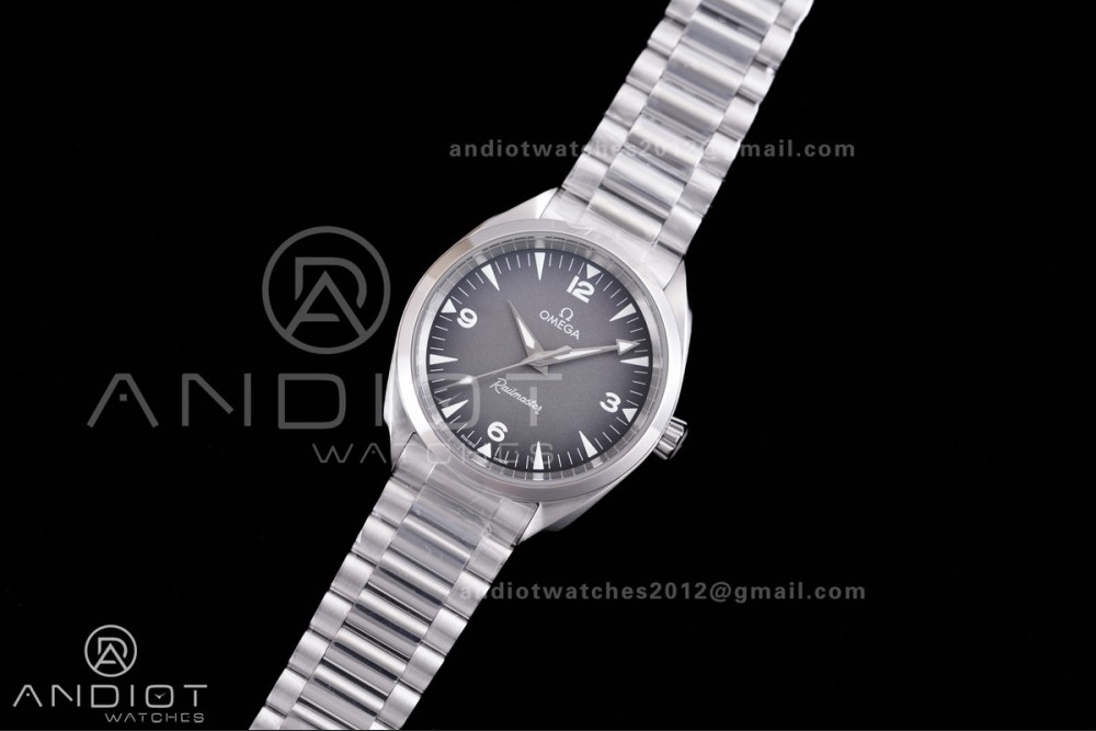 Aqua Terra 150M Master 38mm SS VSF Rail Master 1:1 Best Edition Gray Ombre Dial On SS Bracelet Super Clone A8800 — photo 2