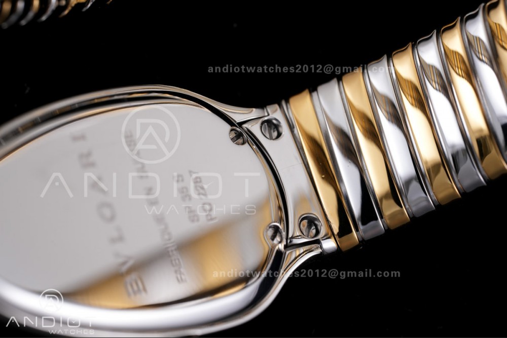 Serpenti 35mm SS/YG BVF 1:1 Best Edition Silver Dial on SS/YG Bracelet Ronda Quartz — photo 8