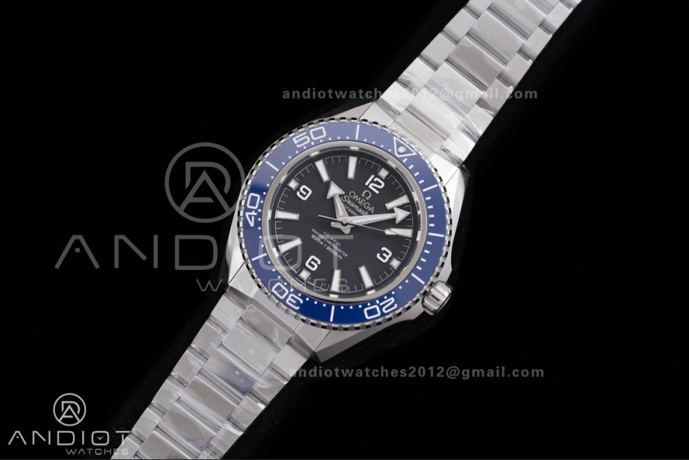 Planet Ocean 600M SS Blue VSF 1:1 Best Edition on SS Bracelet VS8912 — photo 2