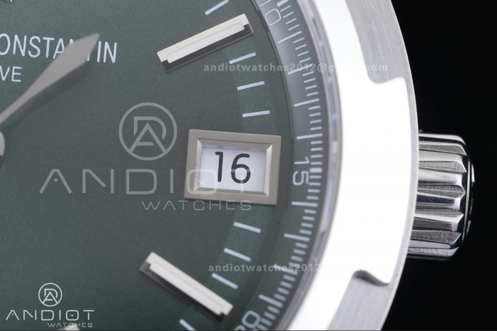 Overseas 4500V SS 8F 1:1 Best Edition Green Dial on SS Bracelet A5100 — photo 5