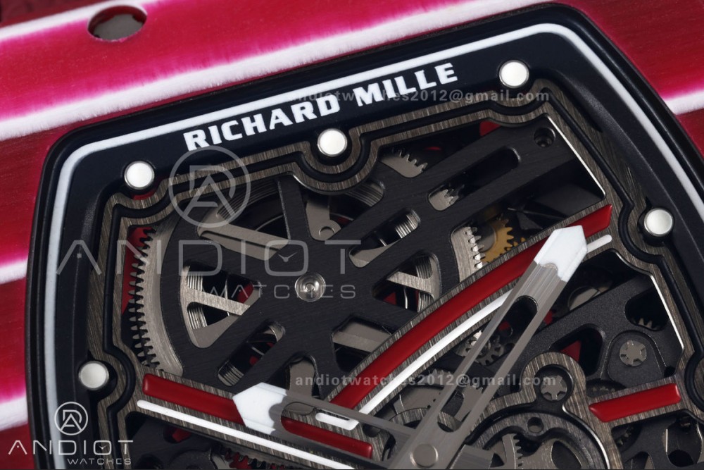 RICH Maker's 1:1 RM67-02 Purple NTPT Mutaz Skeleton Dial CRMA7 Super Clone — photo 4