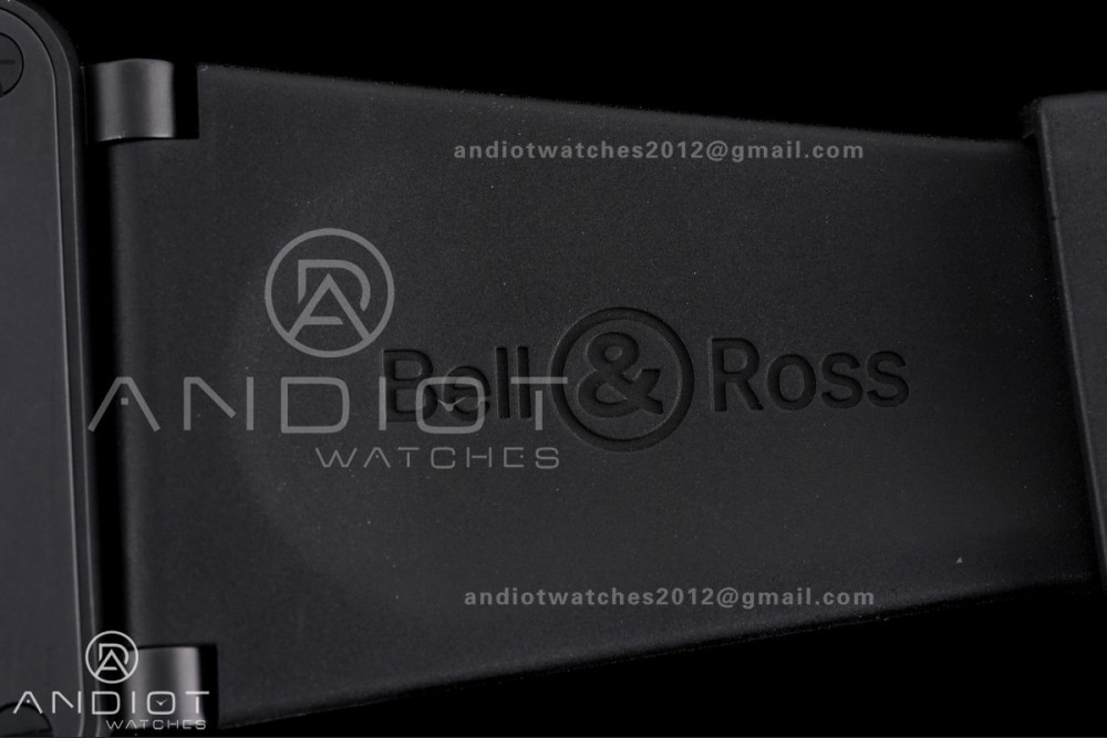 BR03 ASTRO Space Punk Black Ceramic M+F 1:1 Best Edition Aventurine Dial on Rubber Strap A2892 — photo 18