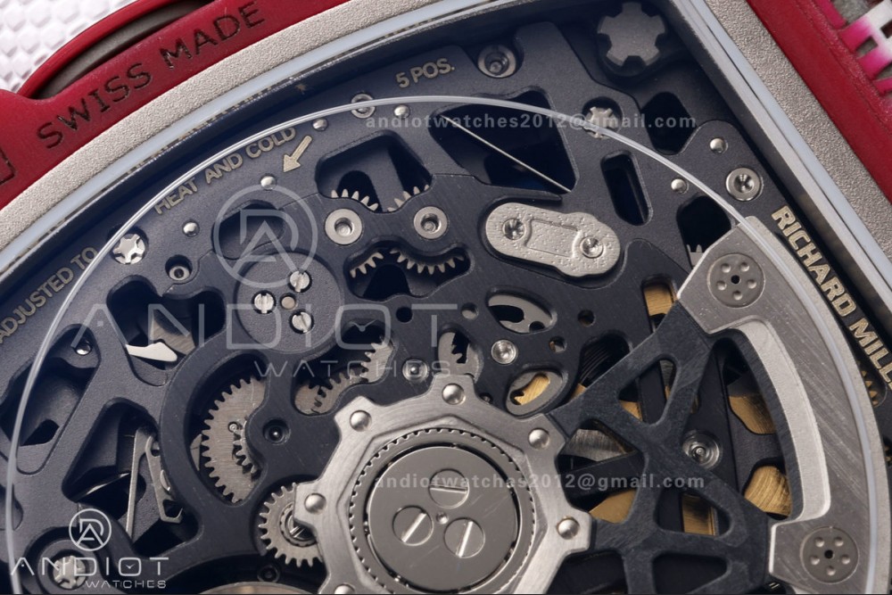 RICH Maker's 1:1 RM67-02 Purple NTPT Mutaz Skeleton Dial CRMA7 Super Clone — photo 16