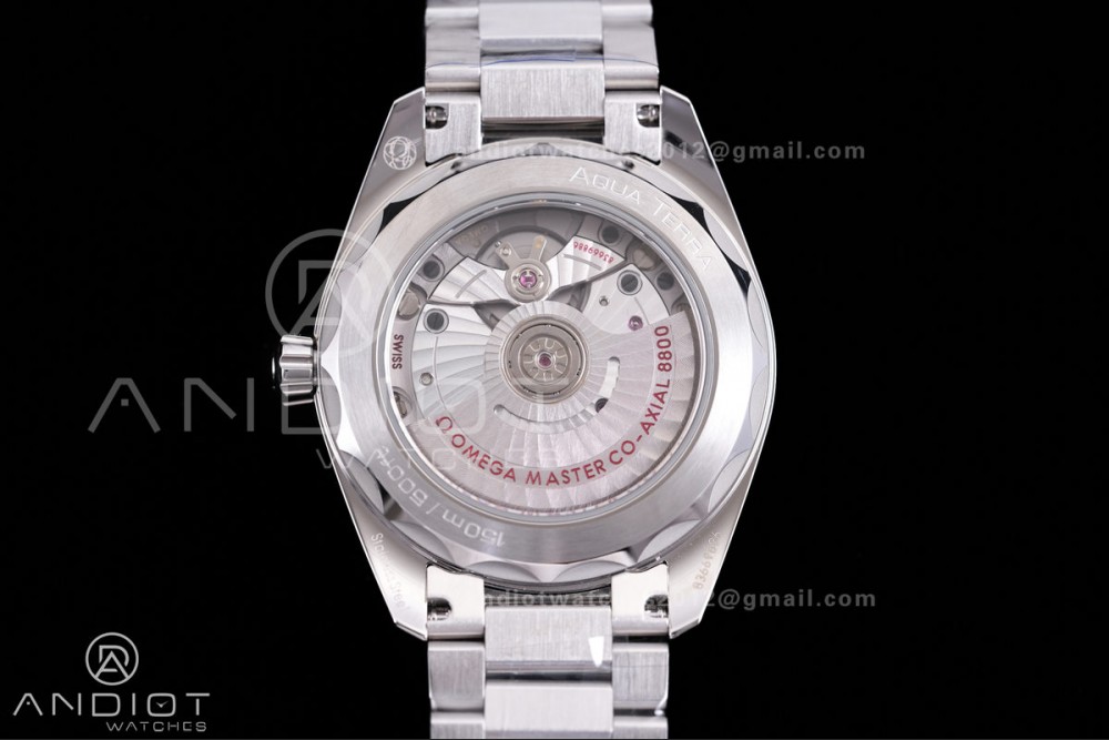 Aqua Terra 150M SS VSF 1:1 Best Edition 38mm Turquoise Dial on SS Bracelet A8800 Super Clone — photo 6