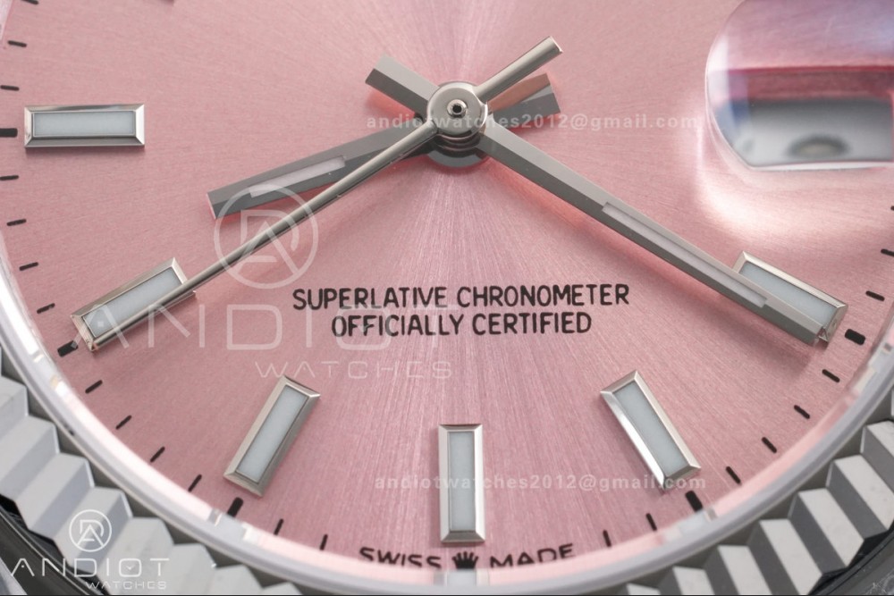 DateJust 31 Ladies 278274 GSF Pink Dial Stick Markers on Jubilee Bracelet A2236 — photo 4