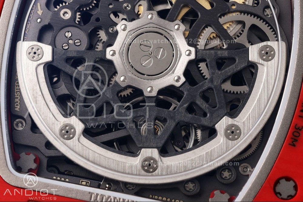 RICH Maker's 1:1 RM67-02 Red NTPT Sebastien Buemi Skeleton Dial CRMA7 Super Clone — photo 14