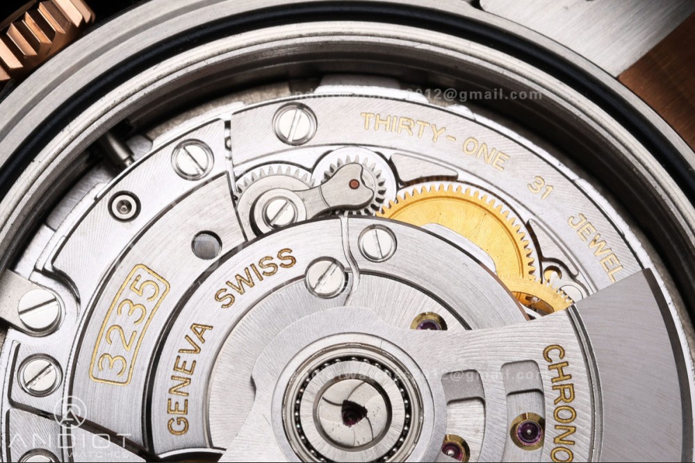 DateJust 41 126331 SS/RG VSF 1:1 Best Edition Gray Dial Green Roman on Oyster Bracelet VS3235 V2s — photo 13