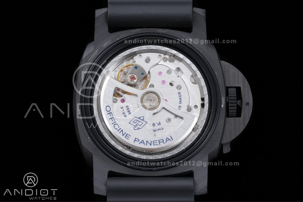 PAM 979 Carbotech VSF Best Edition Carbon Dial on Rubber Strap P.9010 Clone — photo 10