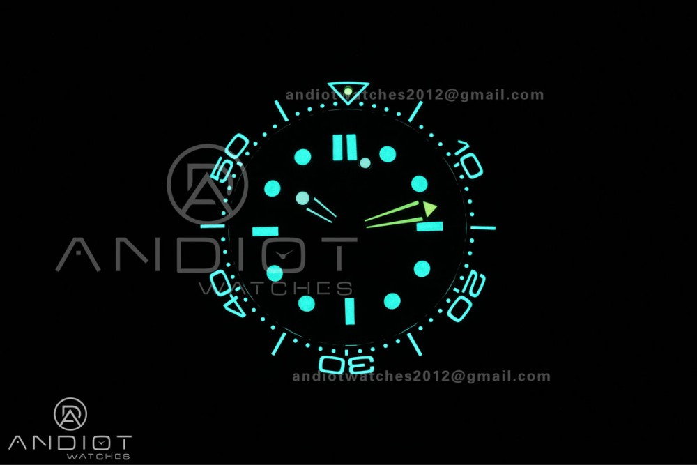 Seamaster 300 "No Time to Die" Limited Edition VSF NTTD 1:1 Best Edition on Titanium Mesh Bracelet SA8806 Super Clone V7 — photo 30