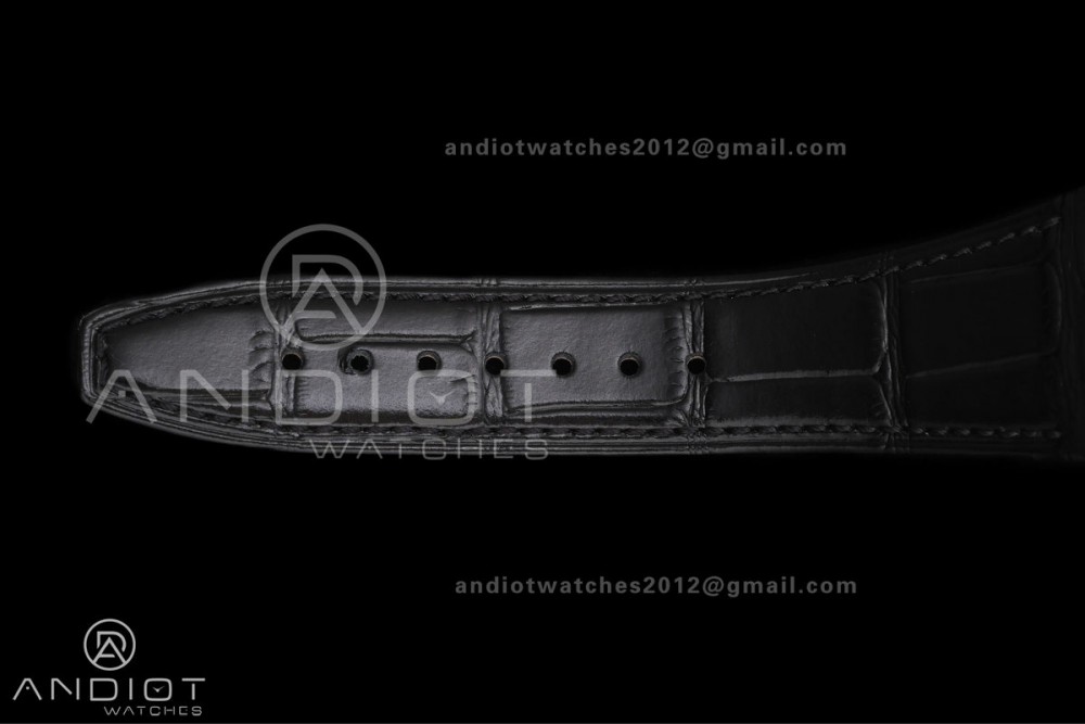 Royal Oak 41mm 15500 RG DDF 1:1 Best Edition Black Dial on Black Leather Strap DD4302 Super Clone (Weighted) — photo 16