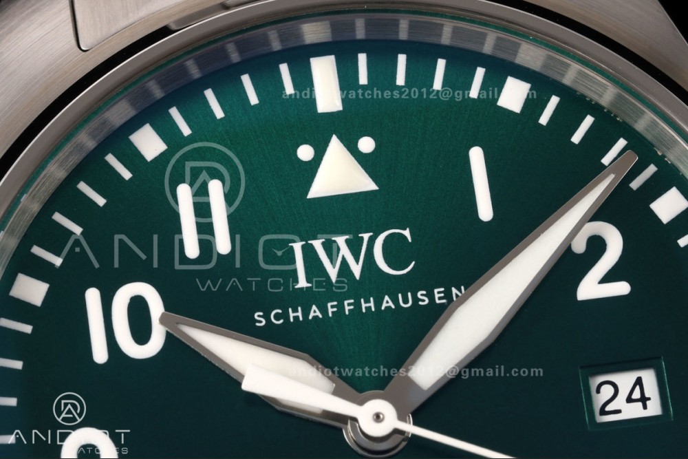 Mark XX MZF 1:1 Best Edition Green Dial on SS Bracelet A2892 — photo 4