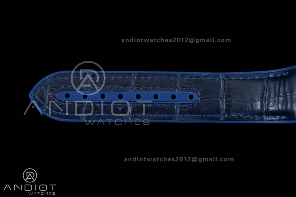 Planet Ocean 600M Chrono SS N1F 1:1 Best Edition Blue Dial on Blue Rubber Strap A9900 — photo 17