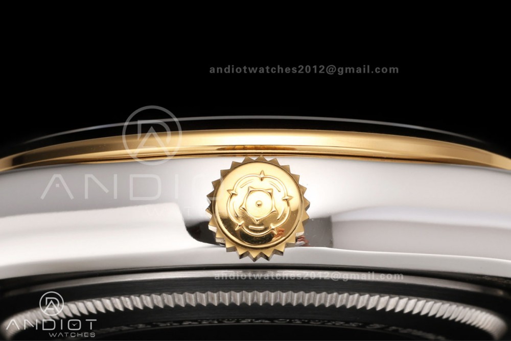 Black Bay One 41 SS/YG HTF 1:1 Best Edition Silver Diamonds Dial on SS/YG Bracelet A26J — photo 7