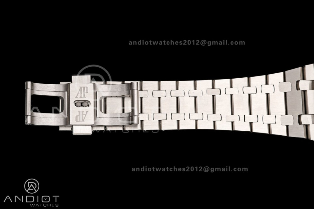 Royal Oak Chrono 26240 SS OCTA 1:1 Best Edition Purple Dial on SS Bracelet JH4401 Super Clone (Free Sprung) — photo 17