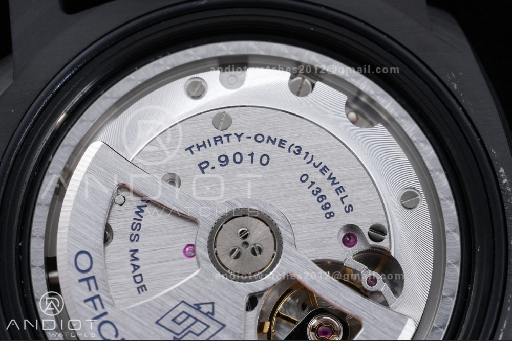 PAM 979 Carbotech VSF Best Edition Carbon Dial on Rubber Strap P.9010 Clone — photo 13