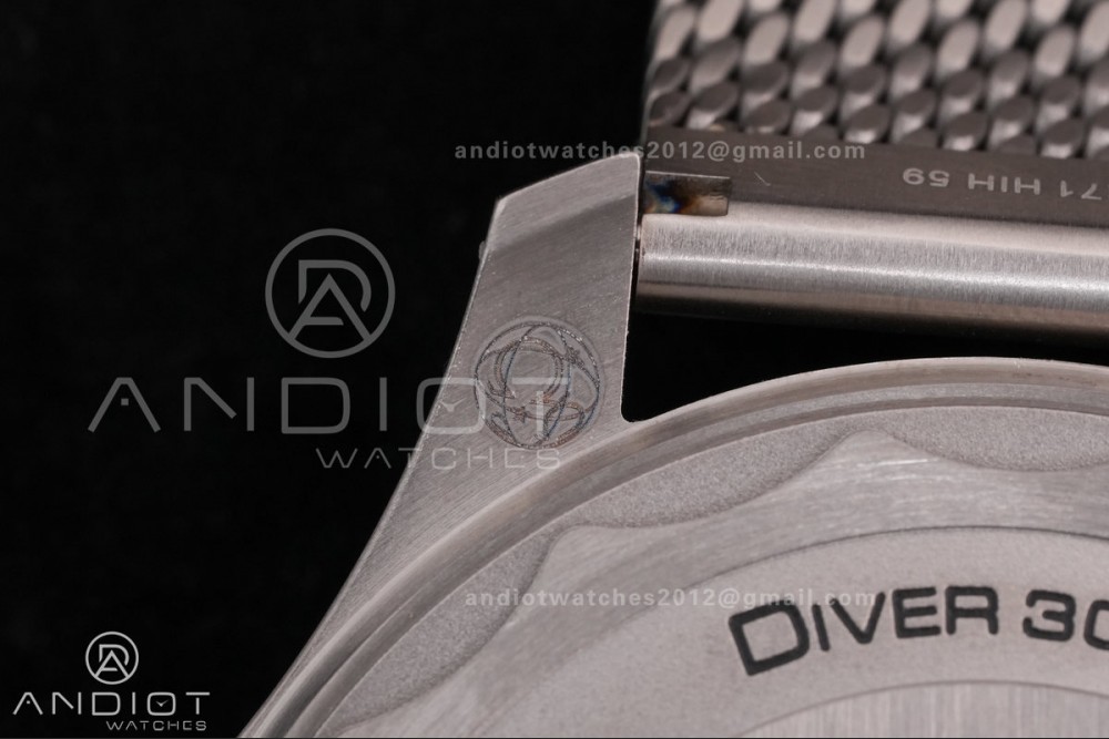 Seamaster 300 "No Time to Die" Limited Edition VSF NTTD 1:1 Best Edition on Titanium Mesh Bracelet SA8806 Super Clone V7 — photo 15